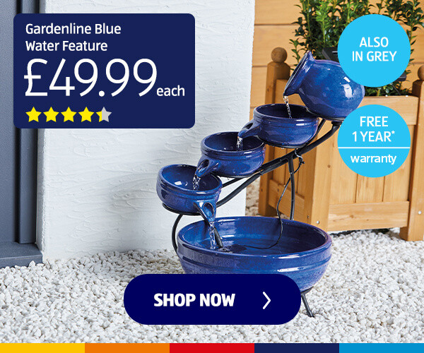 Gardenline Blue Water Feature