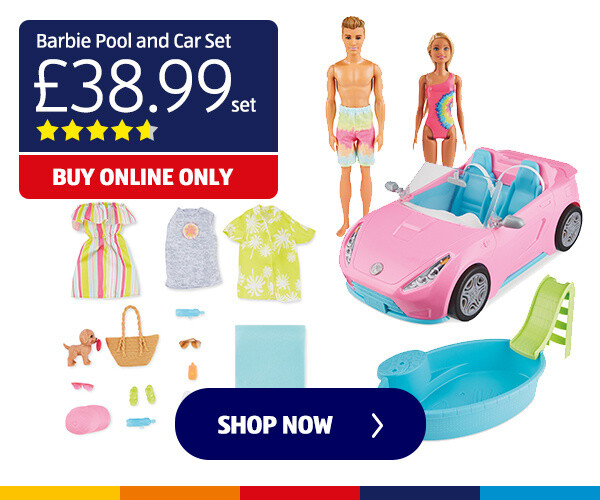 Barbie Pool and Car Set