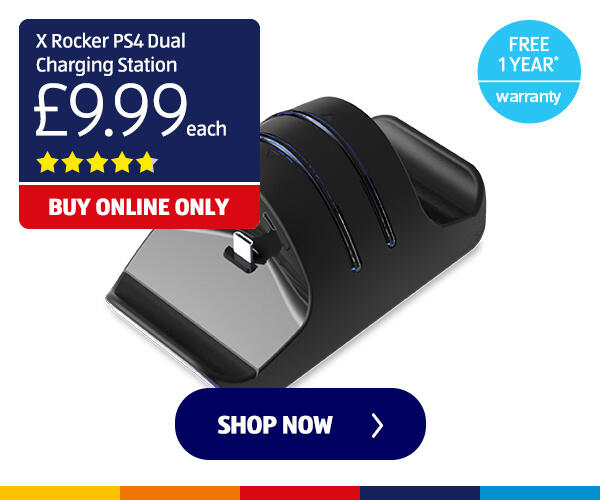 Rocker PS4 Dual Charging Station - Shop Now