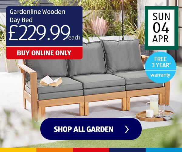 Gardenline Wooden Day Bed - Shop Now