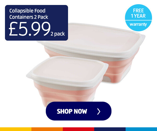 Collapsible Food Containers 2 Pack - Shop Now