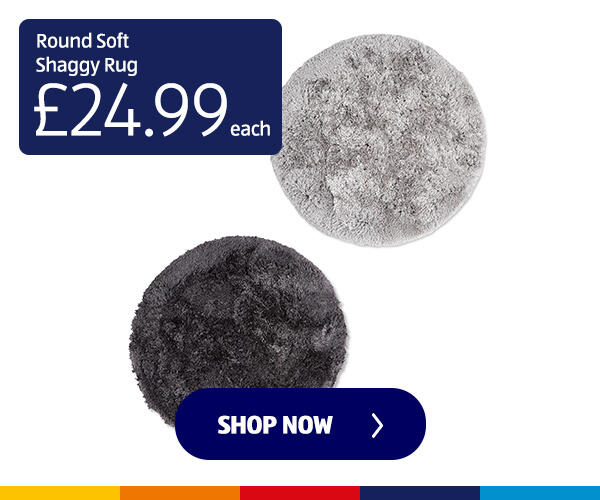 Round Soft Shaggy Rug - Shop Now