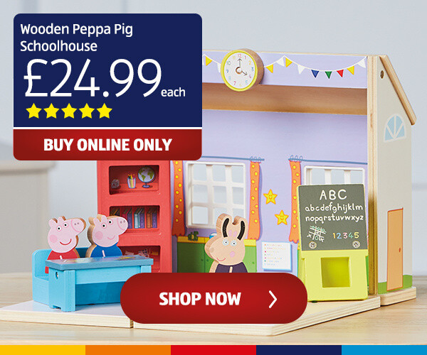 Wooden Peppa Pig Schoolhouse