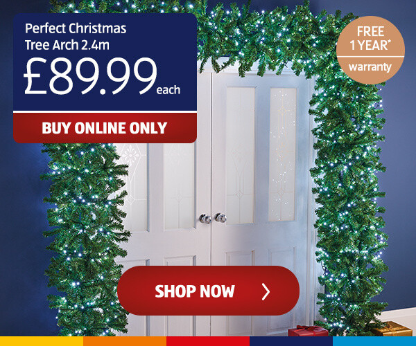 Perfect Christmas Tree Arch 2.4m