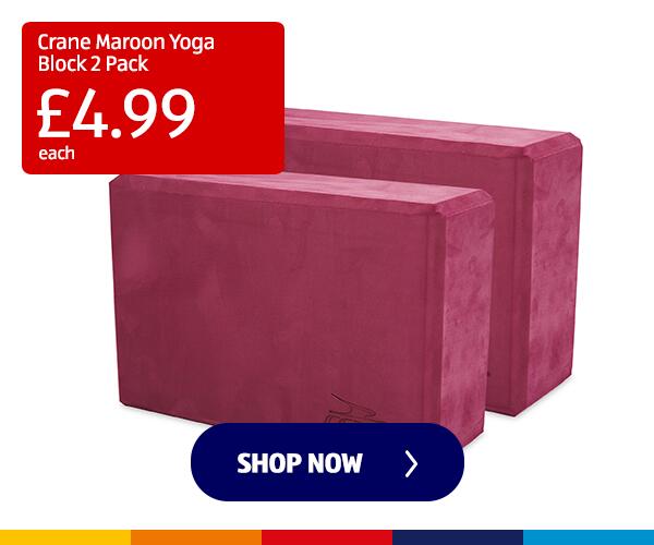 Crane Maroon Yoga Block - Shop Now