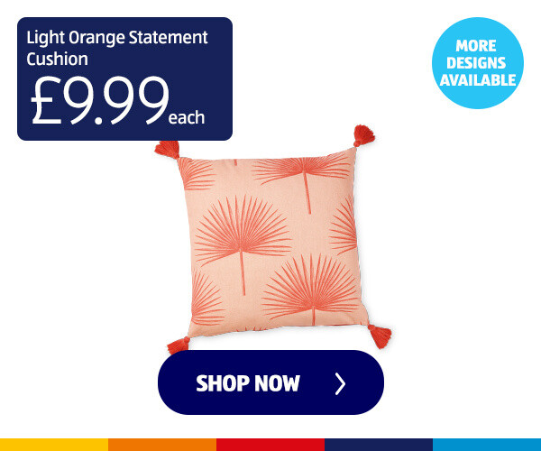 Light Orange Statement Cushion