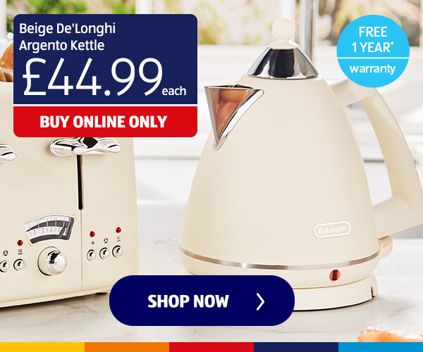 Beige De'Longhi Argento Kettle