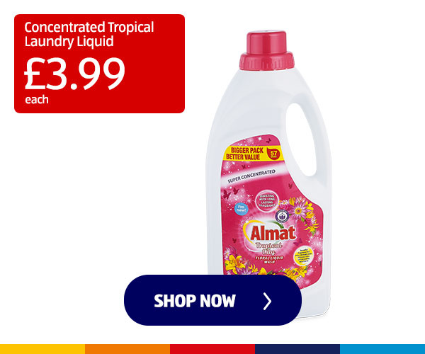 Concentrated Tropical Laundry Liquid - Shop Now