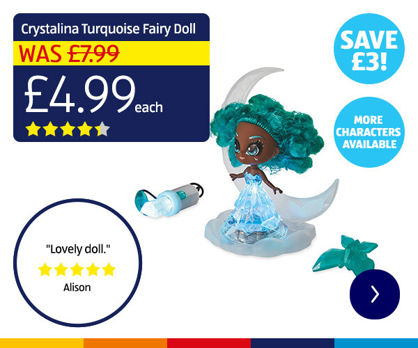 Crystalina Turqouise Fairy Doll