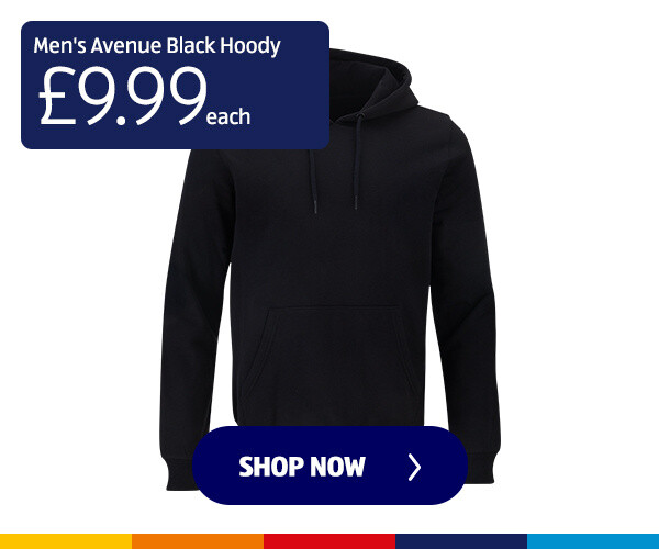 Men's Avenue Black Hoody