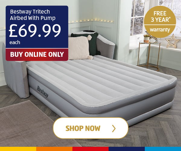 Bestway Tritech Airbed With Pump - Shop Now