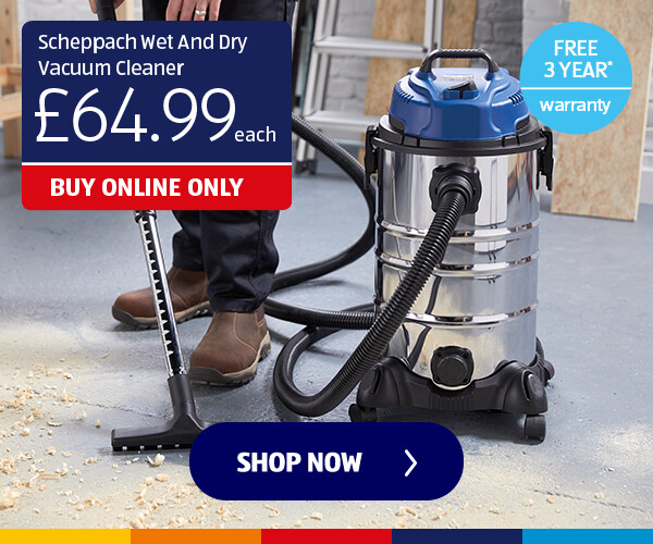 Scheppach Wet And Dry Vacuum Cleaner - Shop Now