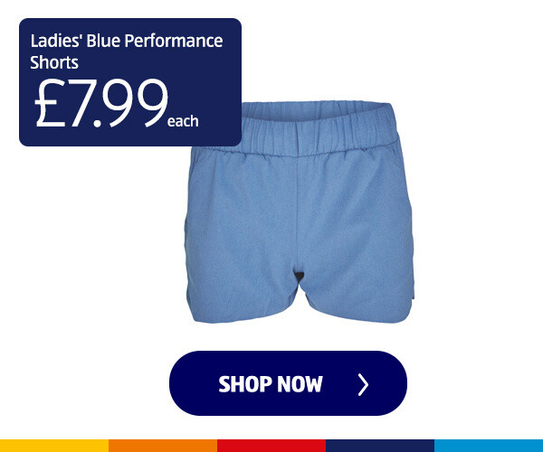 Ladies' Blue Performance Shorts