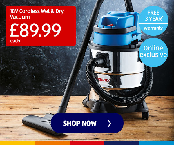 18V Cordless Wet & Dry Vacuum - Shop Now