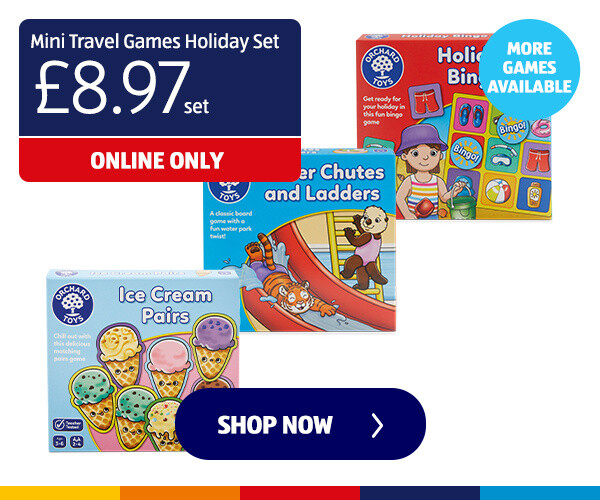 Mini Travel Games Holiday Set