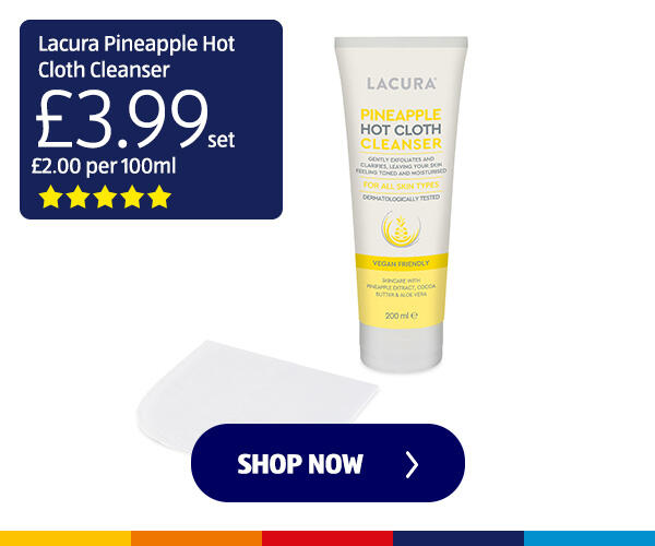 Lacura Pineapple Hot Cloth Cleanser - Shop Now