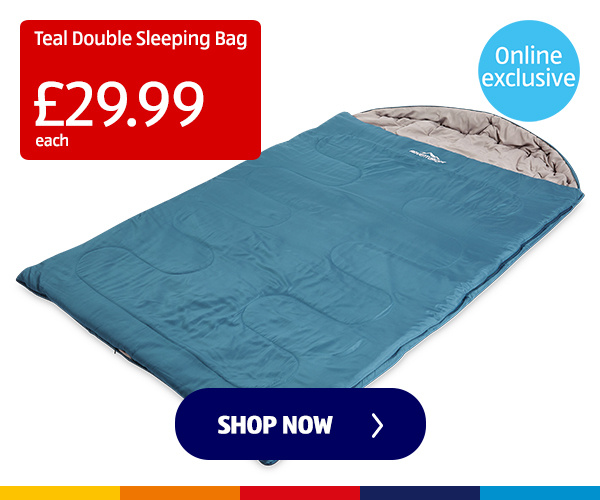 Teal Double Sleeping Bag - Shop Now