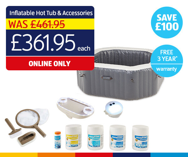 Inflatable Hot Tub & Accessories