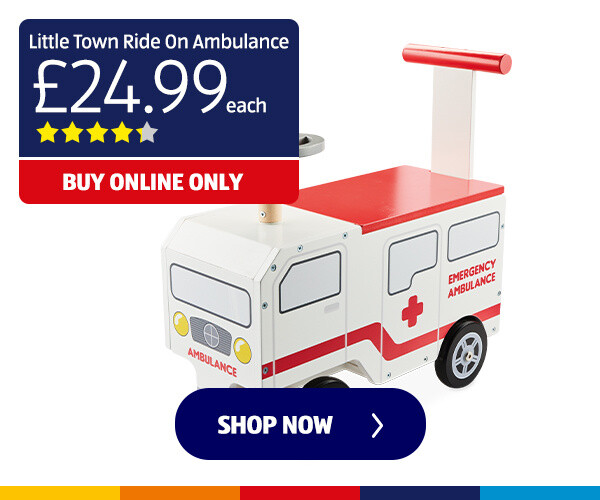 Little Town Ride On Ambulance