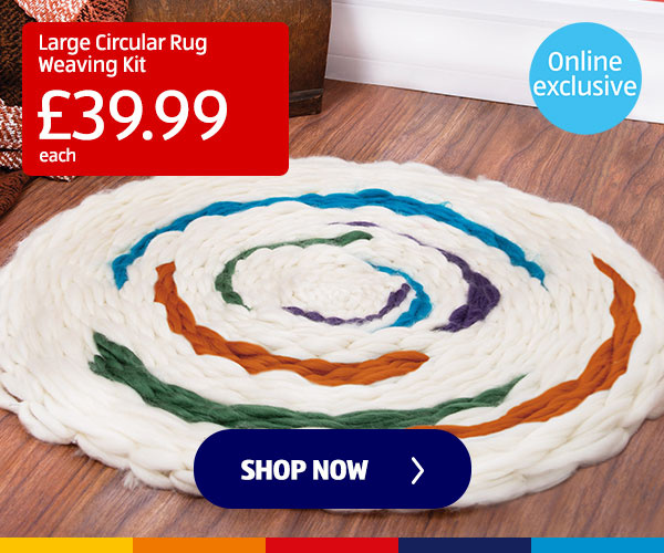 Large Circular Rug Weaving Kit - Shop Now