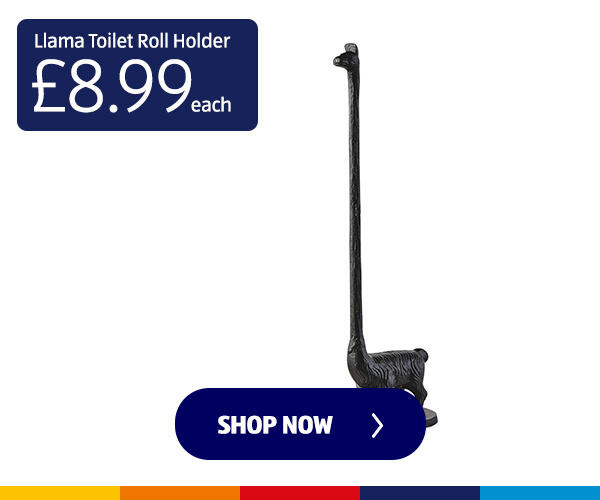 Llama Toilet Roll Holder - Shop Now