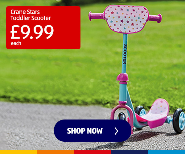 Crane Stars Toddler Scooter - Shop Now