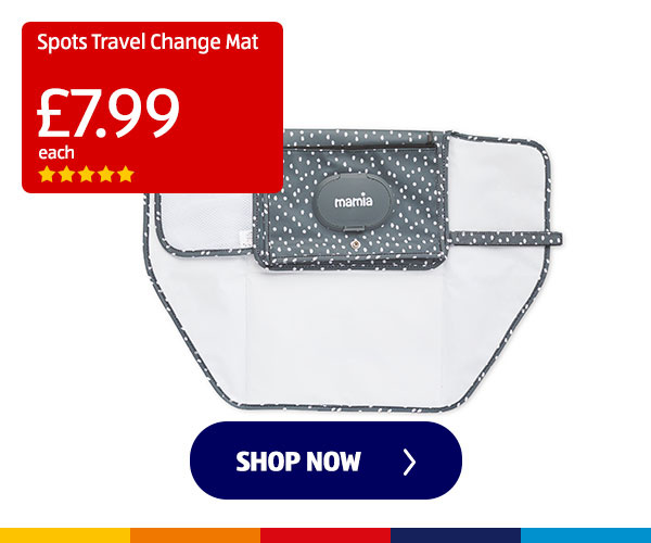 Spots Travel Change Mat - Shop Now