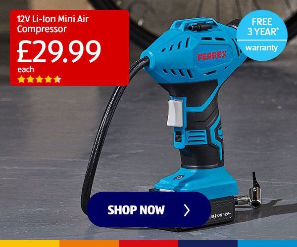 12V Li-Ion Mini Air Compressor - Shop Now