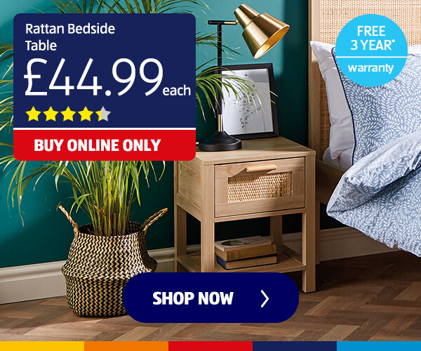 Rattan Bedside Table - Shop Now