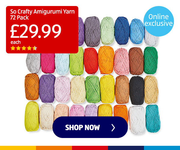 So Crafty Amigurumi Yarn 72 Pack - Shop Now