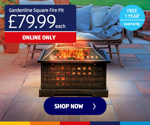 Gardenline Square Fire Pit