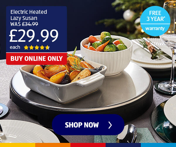 Electric Heated Lazy Susan - Shop Now