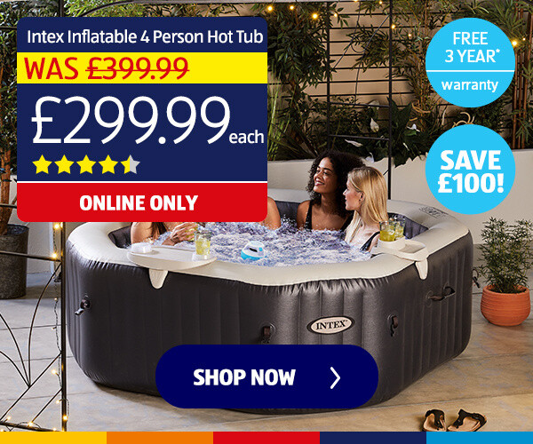 Intex Inflatable 4 Person Hot Tub