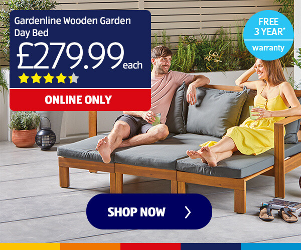 Gardenline Wooden Garden Day Bed