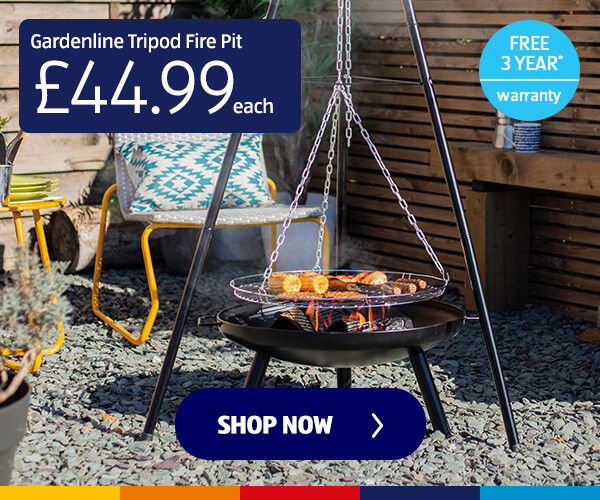 Gardenline Tripod Fire Pit