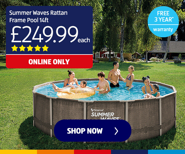 Summer Waves Rattan Frame Pool 14ft