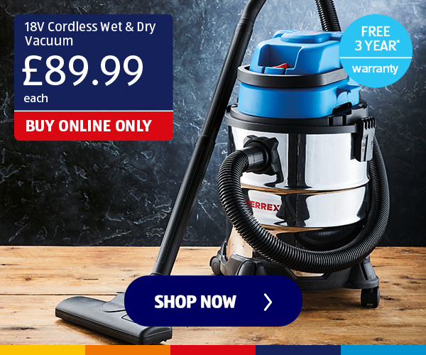 18V Cordless Wet & Dry Vacuum - Shop Now