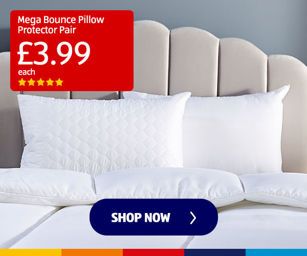 Mega Bounce Pillow Protector Pair - Shop Now