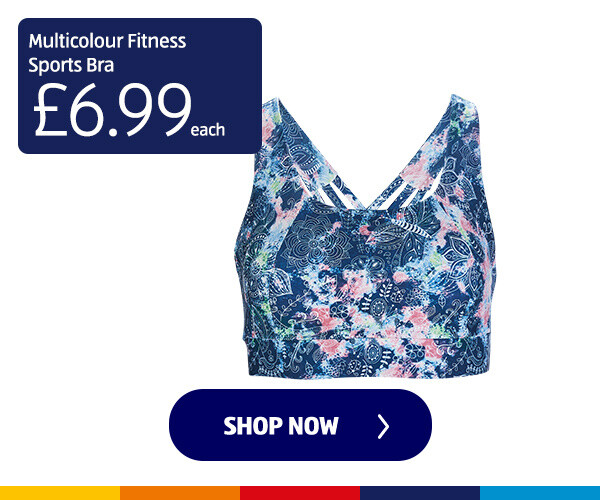 Multicolour Fitness Sports Bra