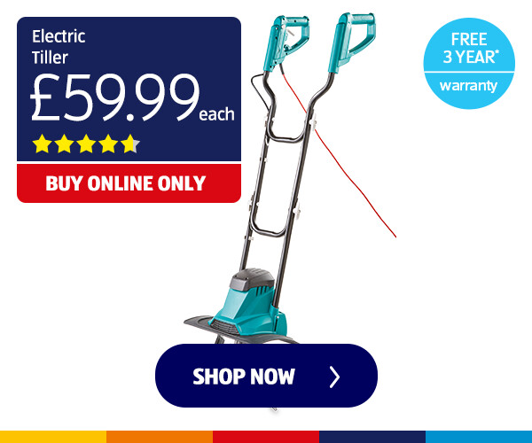 Electric Tiller - Shop Now