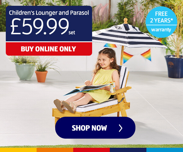 Children's Lounger and Parasol