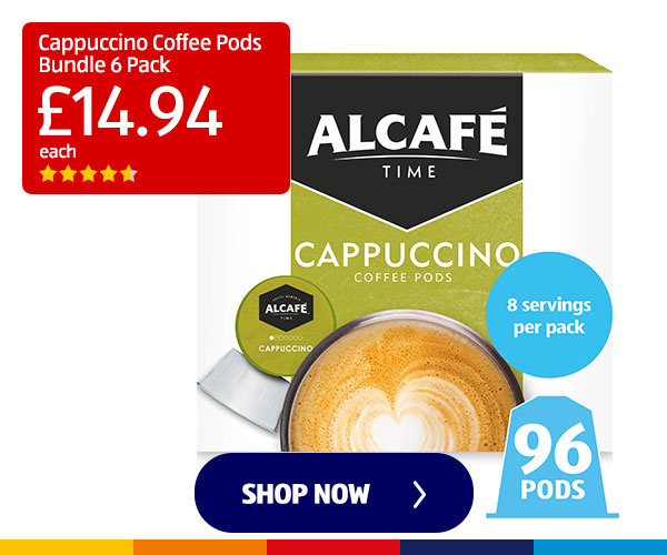 Cappuccino Coffee Pods Bundle 6 Pack - Shop Now