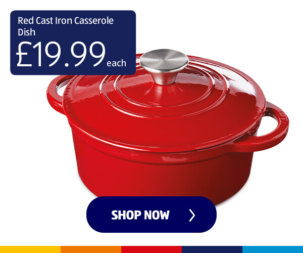 Red Cast Iron Casserole Dish - Shop Now