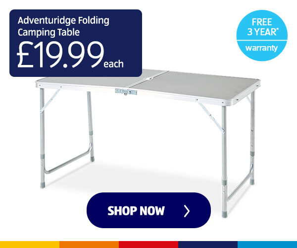 Adventuridge Folding Camping Table - Shop Now