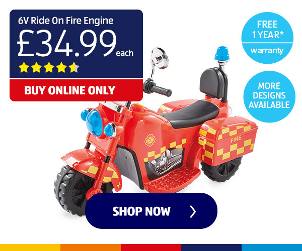 6V Ride On Fire Engine