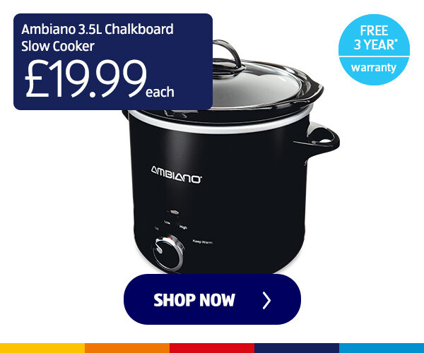 Ambiano 3.5L Chalkboard Slow Cooker