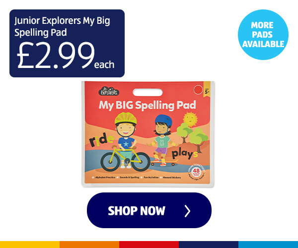 Junior Explorers My Big Spelling Pad