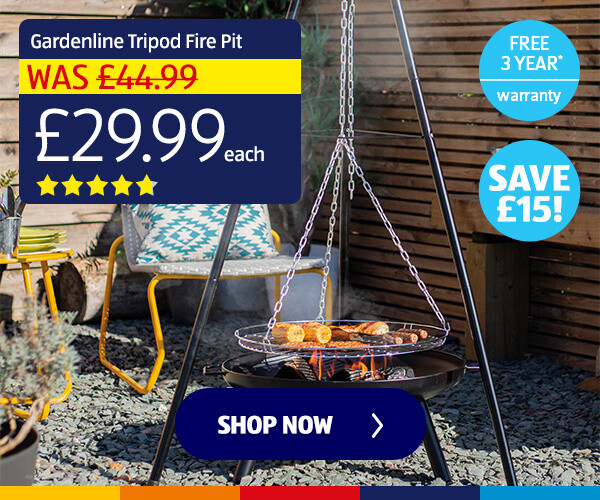 Gardenline Tripod Fire Pit