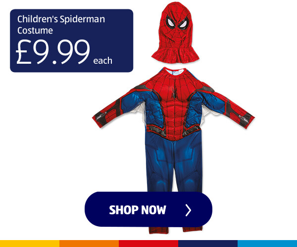 Children's Spiderman Costume - Shop Now