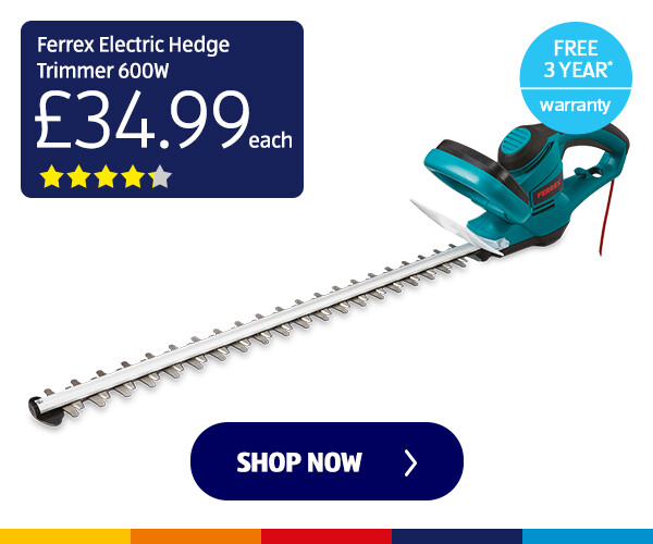 Ferrex Electric Hedge Trimmer 600W - Shop Now